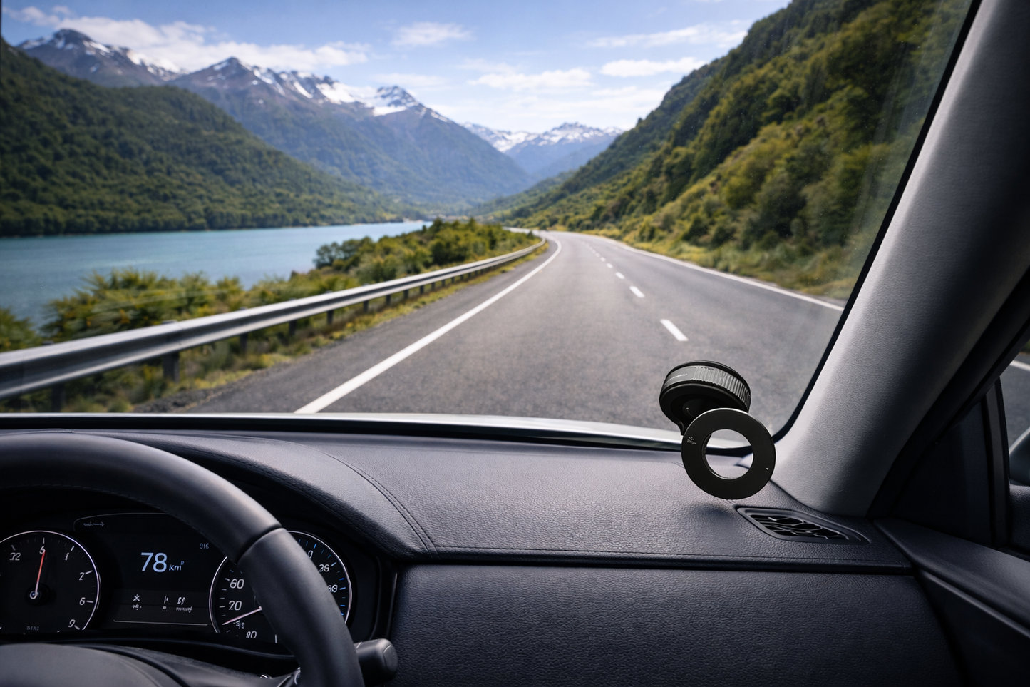 Magnetic Car Phone Mount (Single)