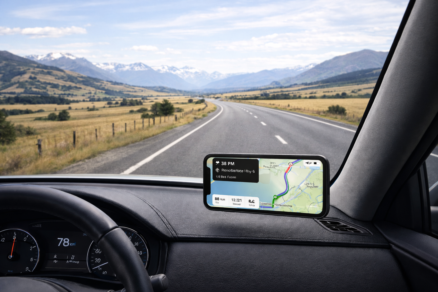 Magnetic Car Phone Mount (Single)