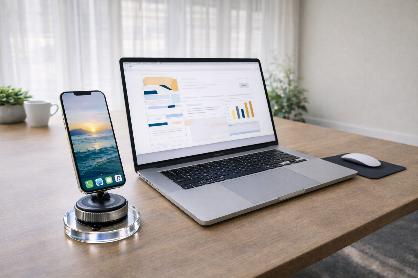 Magnetic Phone Mount System – Car + Desk + Anywhere